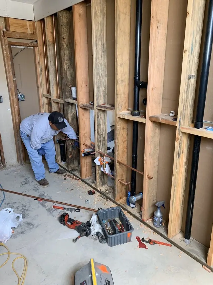 Commercial rough-in plumbing for Gas Line Repair in Kenner